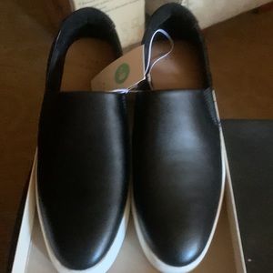 Women’s slip on sneakers.